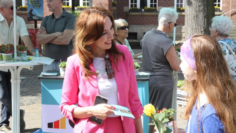 CDU Wahlkampf im Dormagener Zentrum